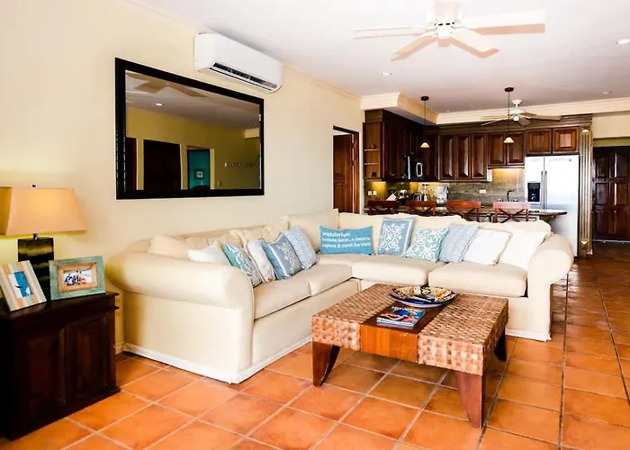Elegant 3br Beachfront With Spacious Interior, Ocean-view Terrace & Direct Access To Playa Flamingo